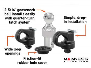 Gooseneck Kit - 30k lb - OEM PUCK SYSTEM - 2-5/16" Ball Gooseneck Kit - 30k lb - OEM PUCK SYSTEM - 2-5/16" Ball